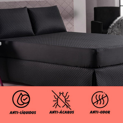 [COMPRE 1, LEVE 3] Hydra Soft™- Jogo de Cama Impermeável Premium – Capa + 2 Fronhas