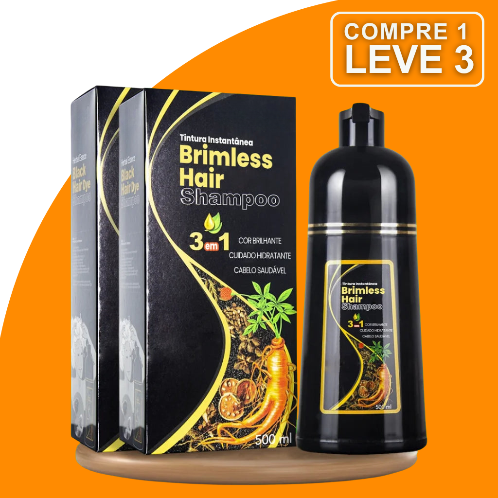 [COMPRE 1 LEVE 3] Shampoo Brimless Botânico Natural 3 em 1 (Dura Até 6 Meses!) + BRINDE Especial