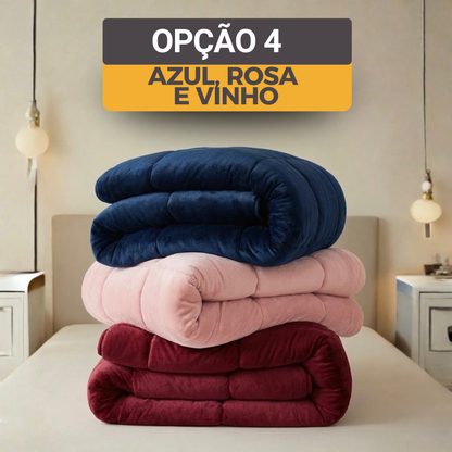 [COMPRE 1, LEVE 3] MellowSoft™ Edredom Premium Algodão Turco - Conforto de Hotel 5 Estrelas