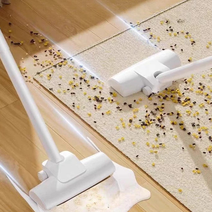 Aspirador de Pó Portátil 2 em 1 Sem Fio – Limpeza Multifuncional para Casa