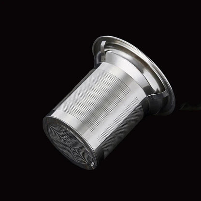 Bule de Vidro Resistente ao Calor com Infusor em Aço Inox – Design Quadrado 950ml