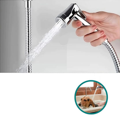 Ducha Higiênica Completa 1,20m Metal Cromado com Chuveirinho