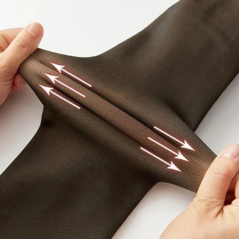 Meia-Calça de Inverno Translúcida com Forro de Lã Grosso - Compre 1 Leve 2