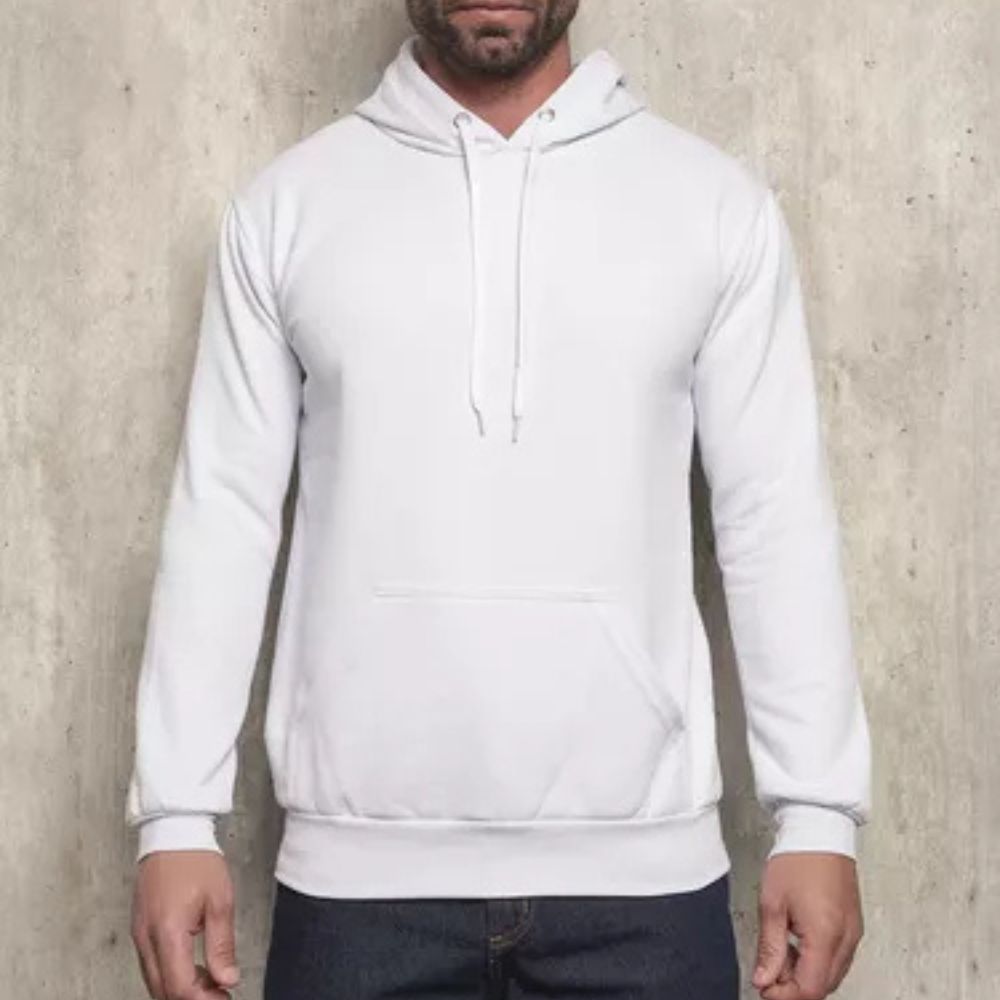 Moletom Unissex Flanelado Canguru com Capuz de Algodão