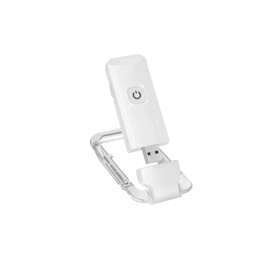BookClip™ - Luminária Portátil para Leitura Recarregável